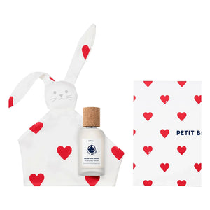 Petit Bateau - Set de regalo de nacimiento: perfume y peluche