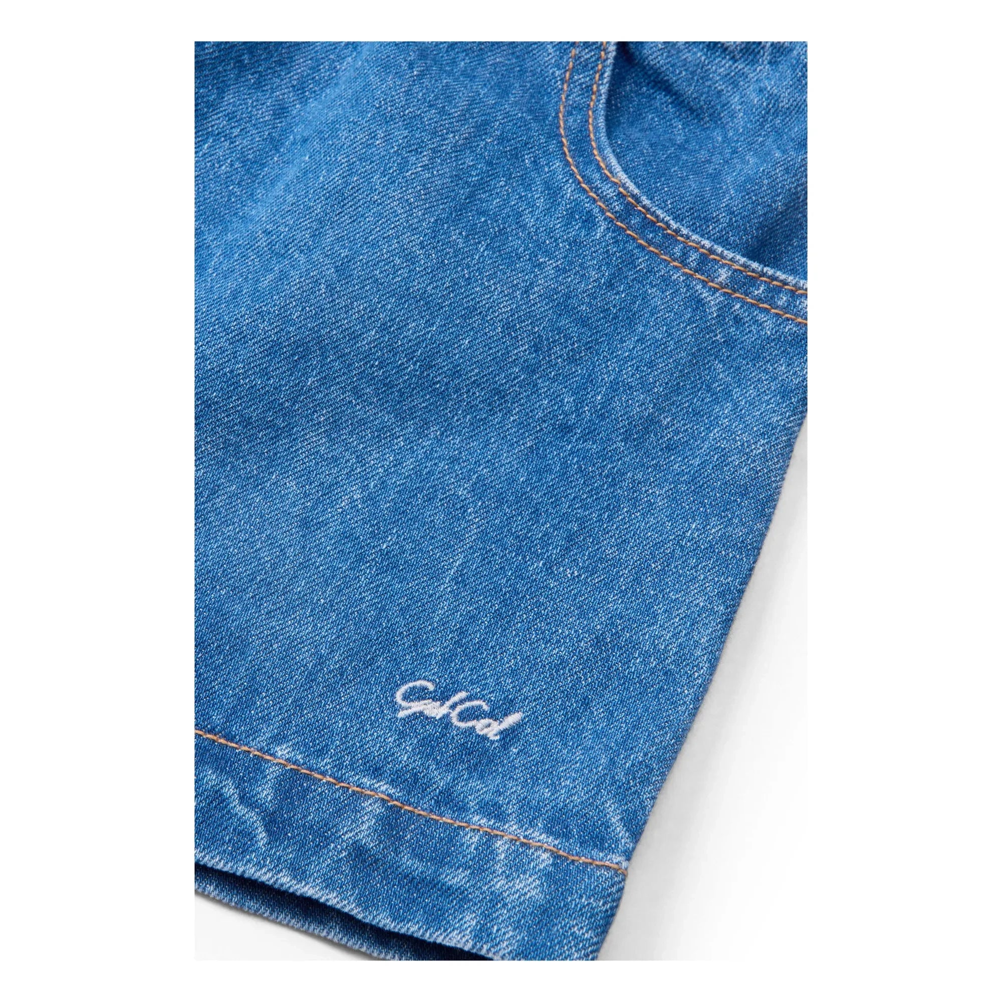 Copenhagen Colors - Falda de algodón orgánico denim | Azul