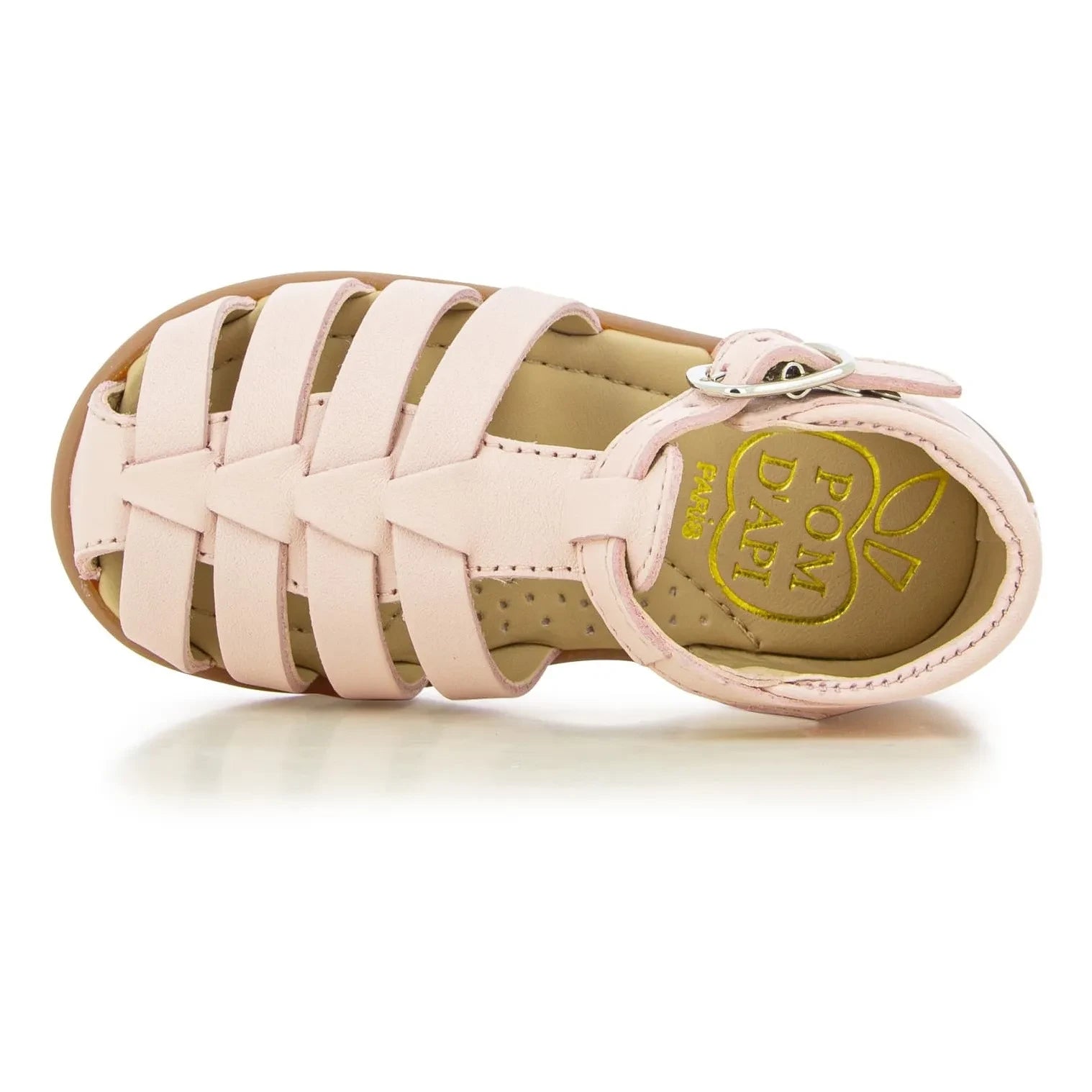 Pom d'Api - Sandalias con tira en T | Rosa empolvado