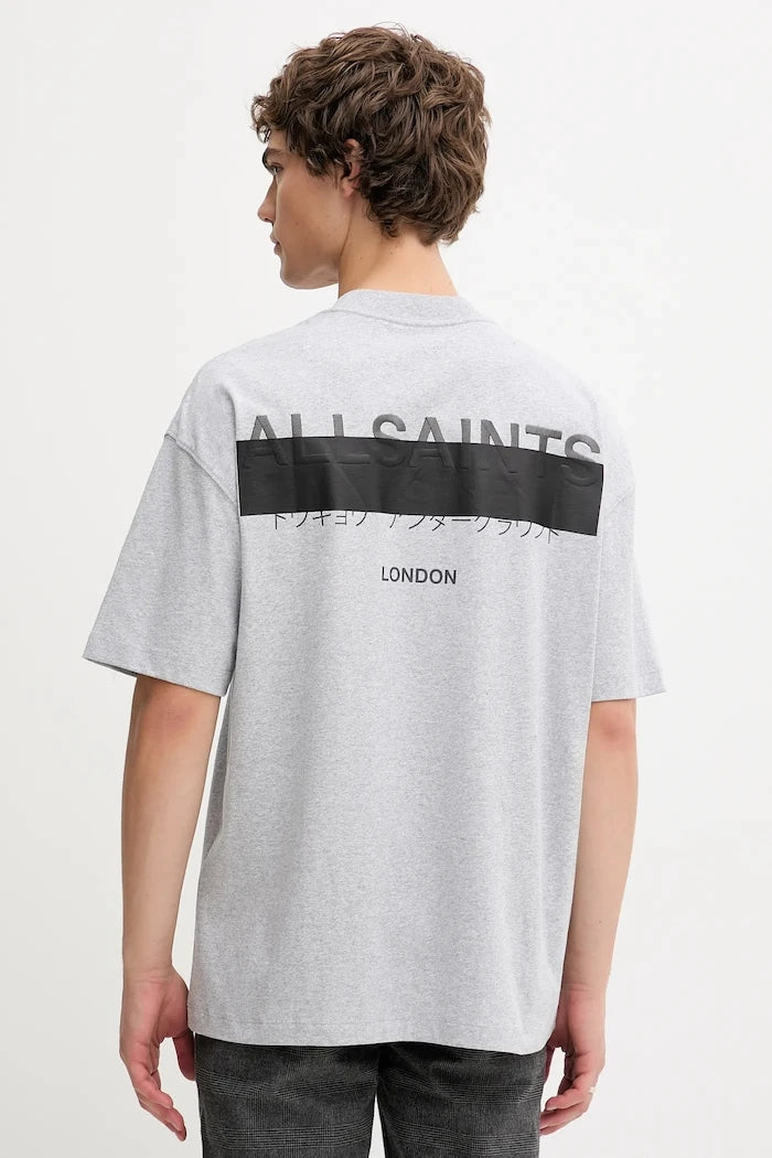 AllSaints REDACT SS CREW Camiseta de algodón
