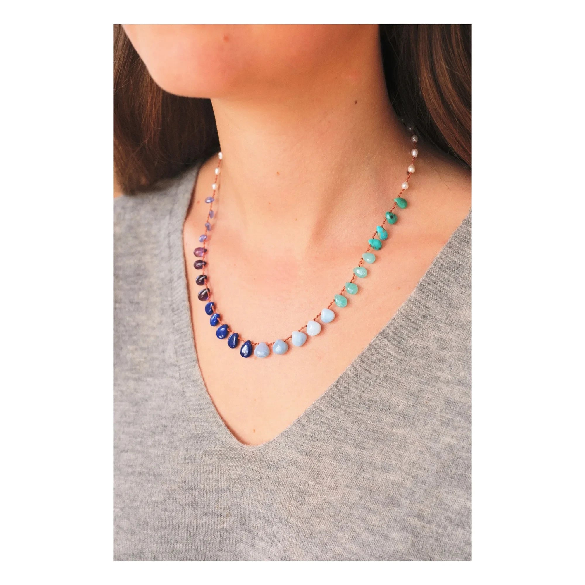 Collar Ivarene - Océano Profundo | Azul