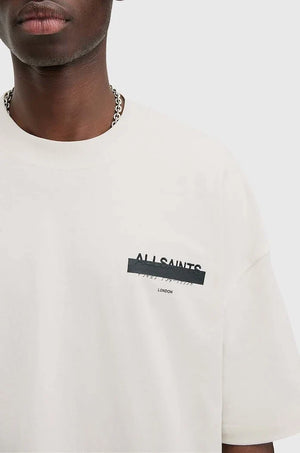 AllSaints REDACT SS CREW Camiseta de algodón