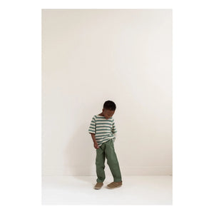 Jenest - Pantalón Chino Cómodo de Algodón Orgánico | Caqui