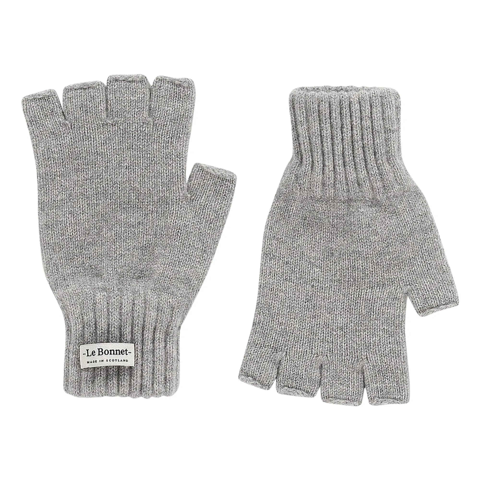 Le Bonnet Amsterdam - Guantes de lana y angora | Gris