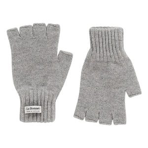 Le Bonnet Amsterdam - Guantes de lana y angora | Gris