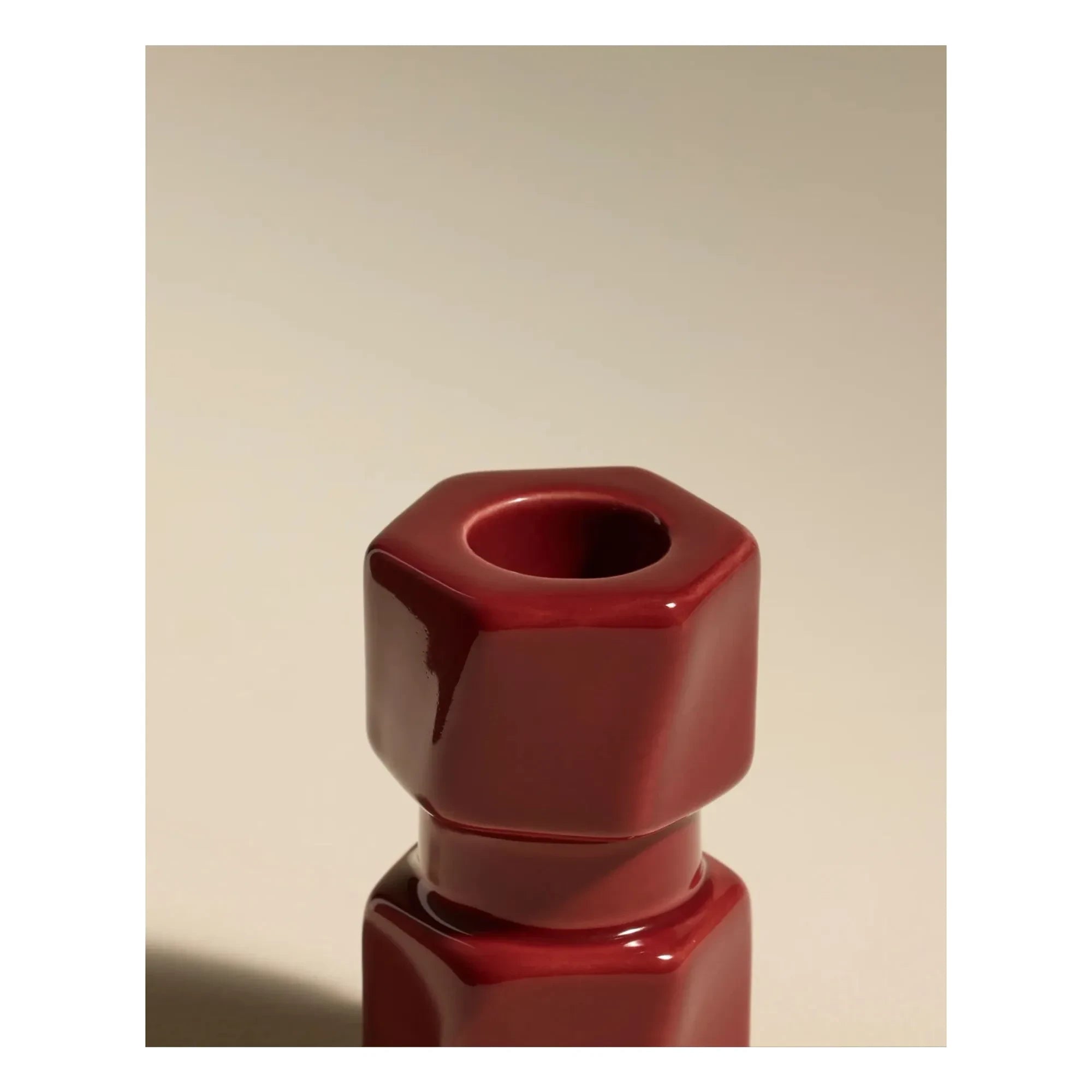 Maison Sarah Lavoine - Candelabro Colonna | Rojo carmín