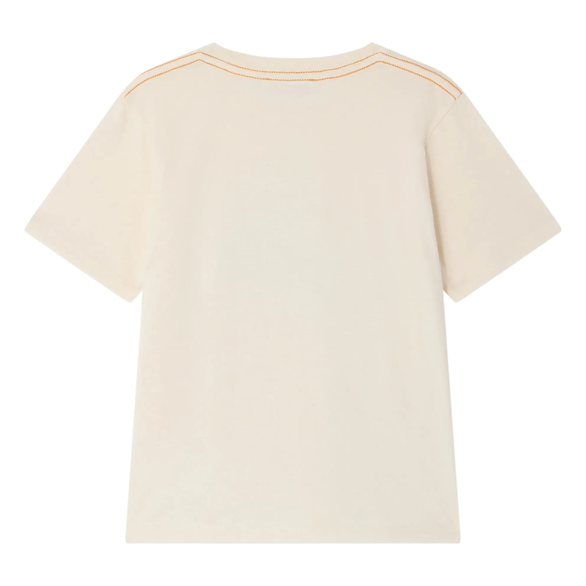 Bonpoint - Camiseta de Algodón Orgánico Thibald Coche | Marfil