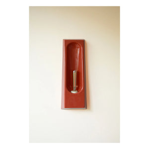 Violaine d'Harcourt - Lámpara de pared Alkov | Rojo carmín