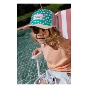 Gorra trucker curva Garden Joy Hossy - Fibras recicladas | Verde