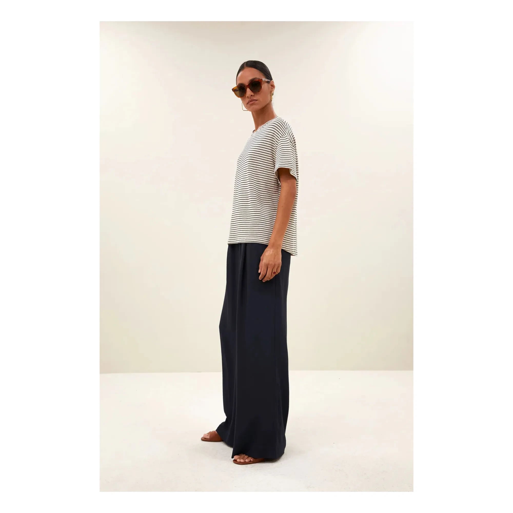 By Bar - Camiseta Rayada Mace | Azul Marino