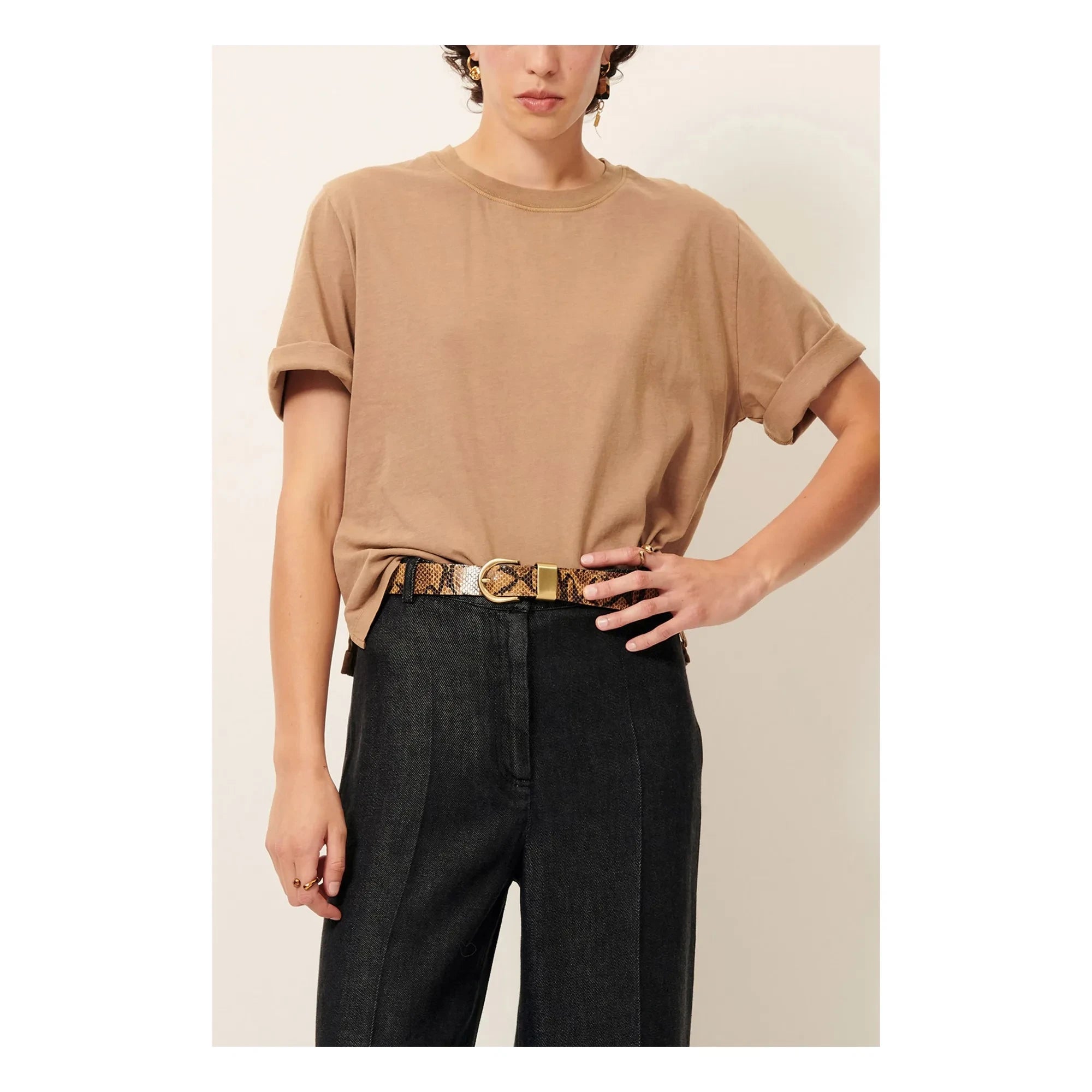 Sessùn - Camiseta Sergio de Algodón | Beige