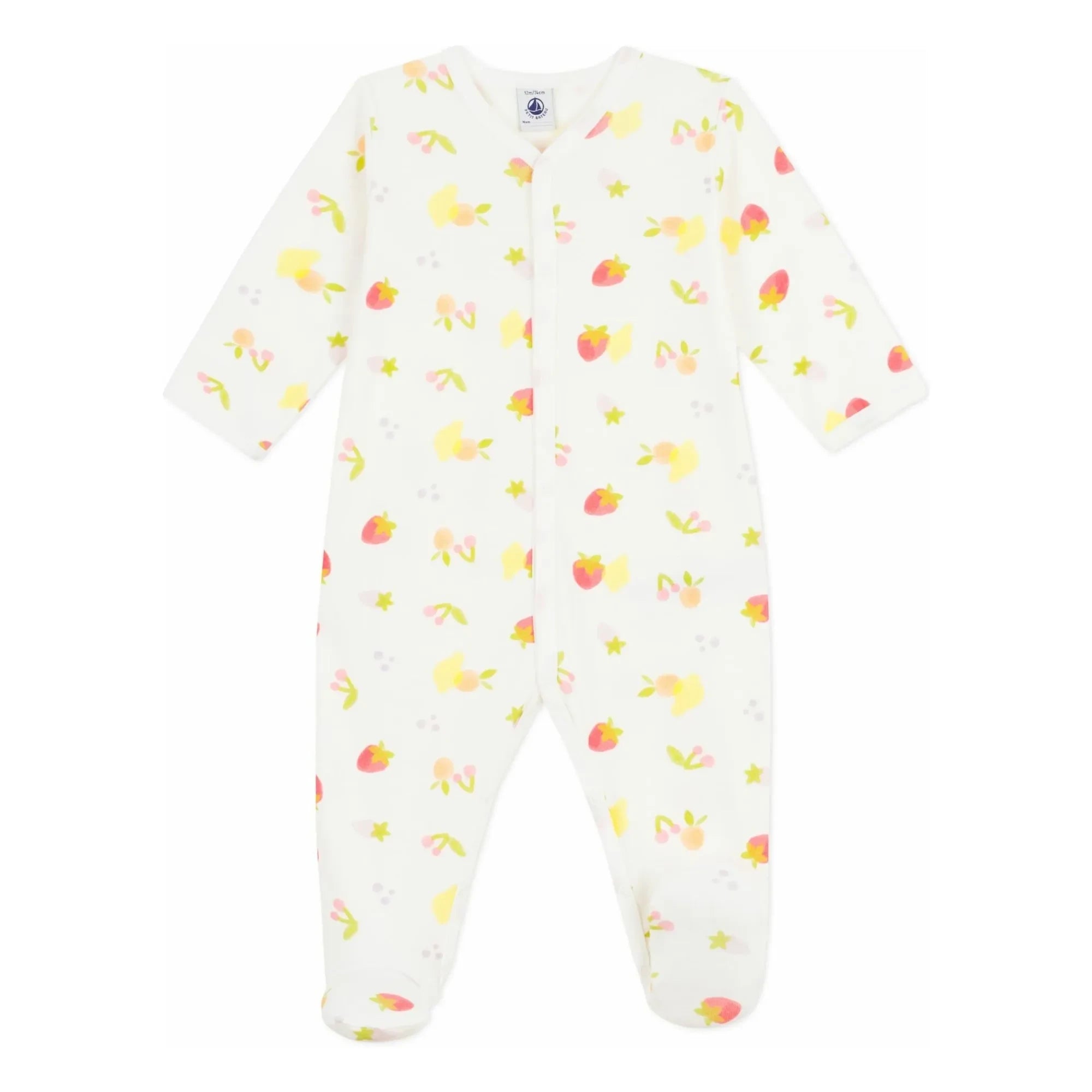 Petit Bateau - Pijama Fruits | Crudo