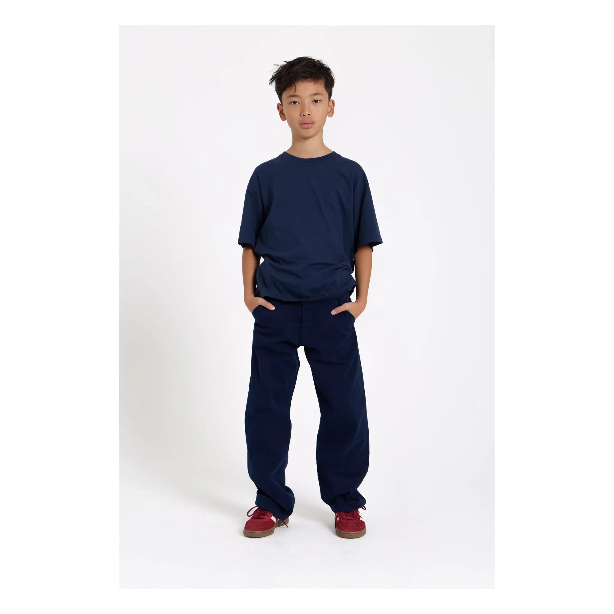 Smallable Kid - Camiseta de algodón orgánico Nils | Azul lavado