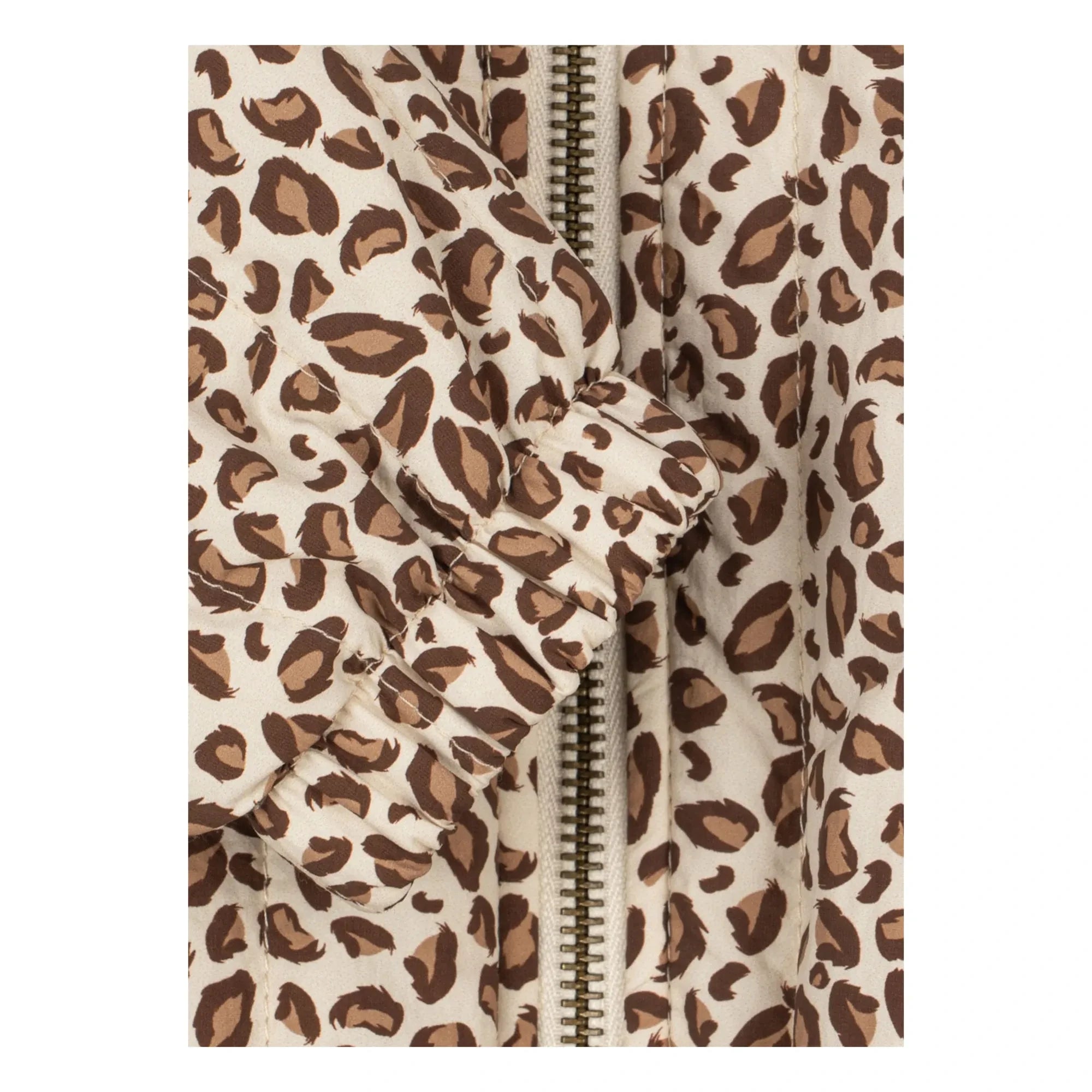 Konges Sløjd - Chaqueta Bomber con Lentejuelas Juno Leopard | Marrón