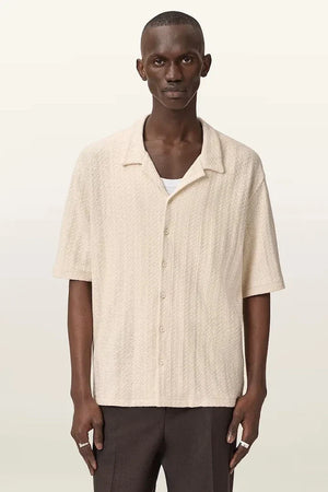 AllSaints TRACE Camisa de algodón