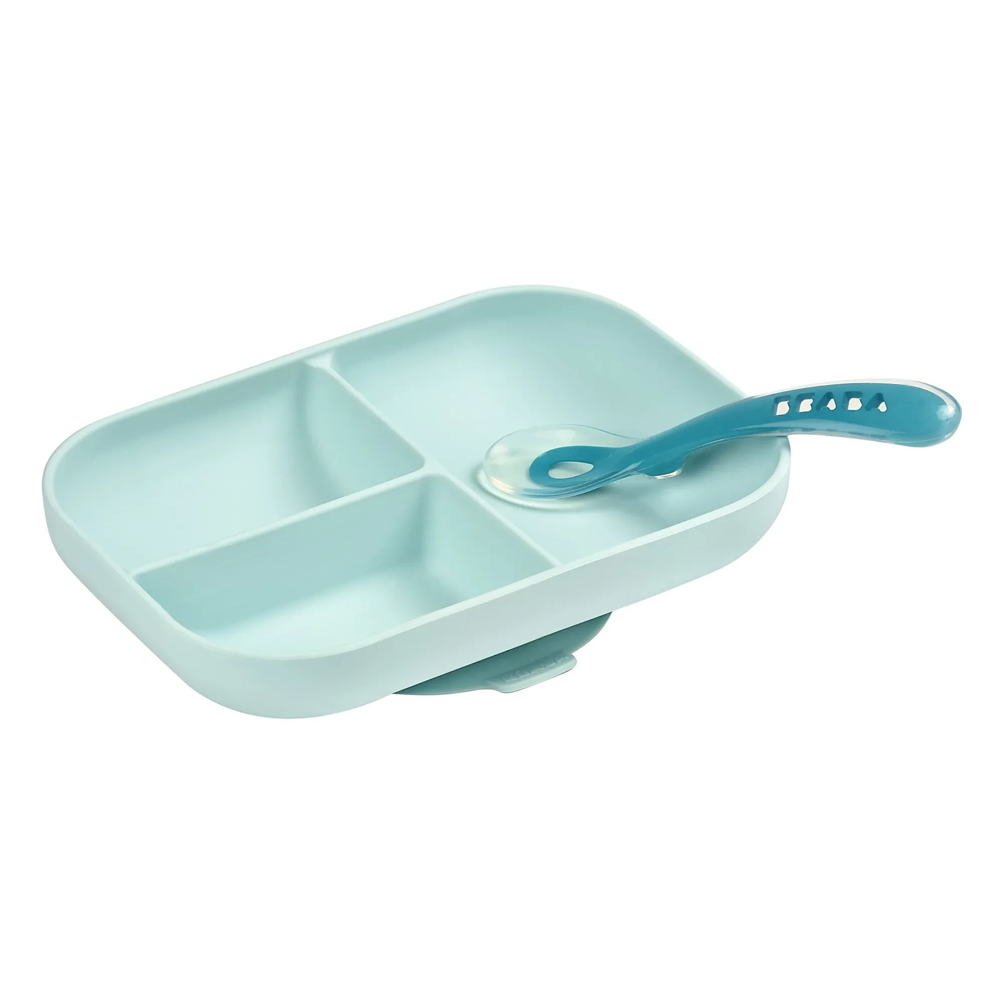 Béaba - Set de Comida de Silicona | Azul