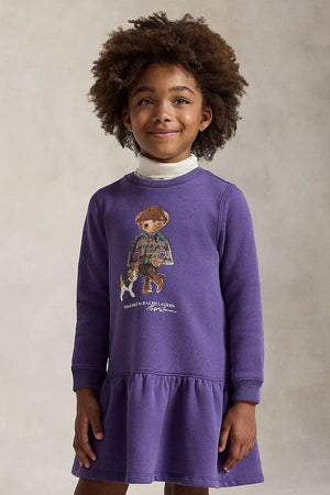 Vestido de punto de algodón Polo Ralph Lauren