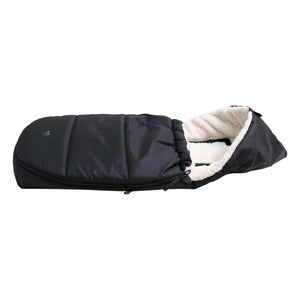 Kaiser - Saco universal para silla de paseo Sherpa Fleece Hoody 2.0 | Negro