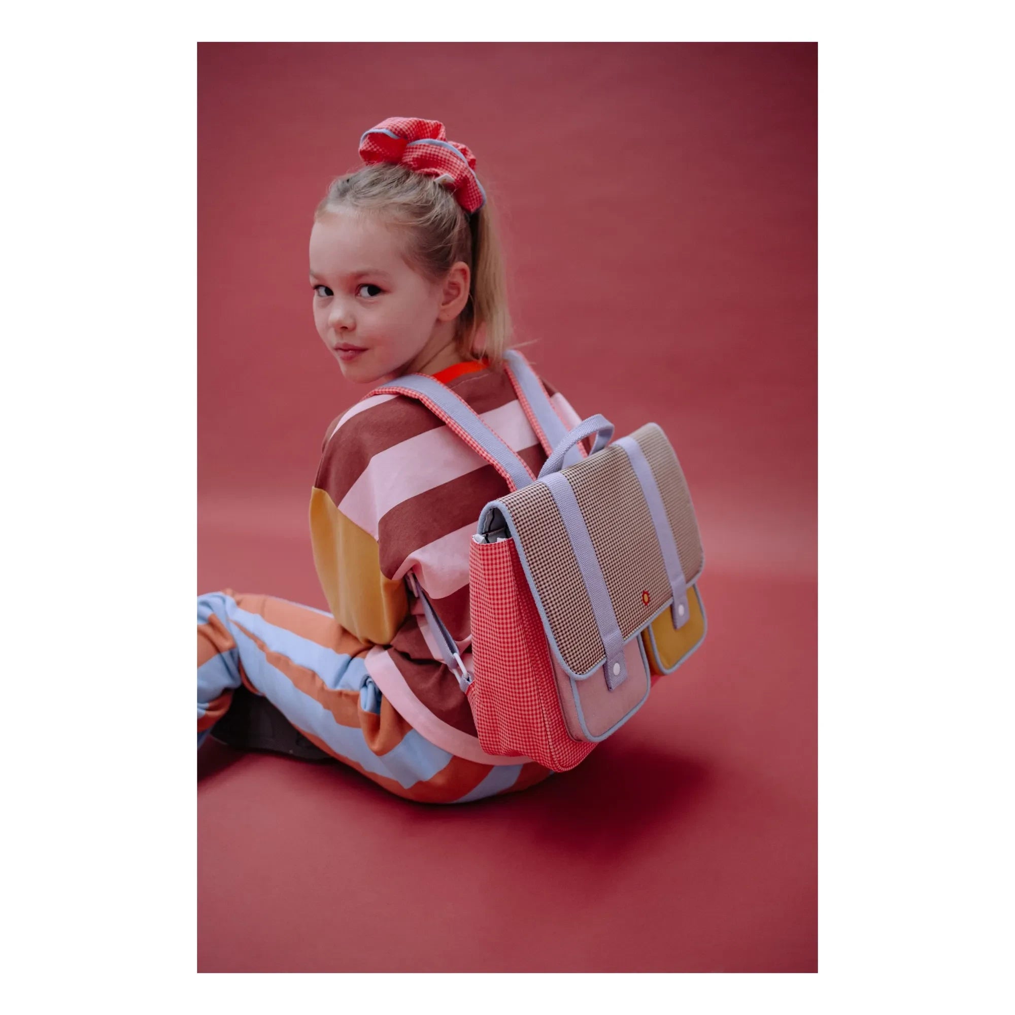 Sticky Lemon - Satchel Fleur Kareler | Bolsos boise en tonos rosa