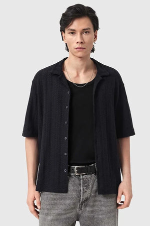 AllSaints TRACE Camisa de algodón
