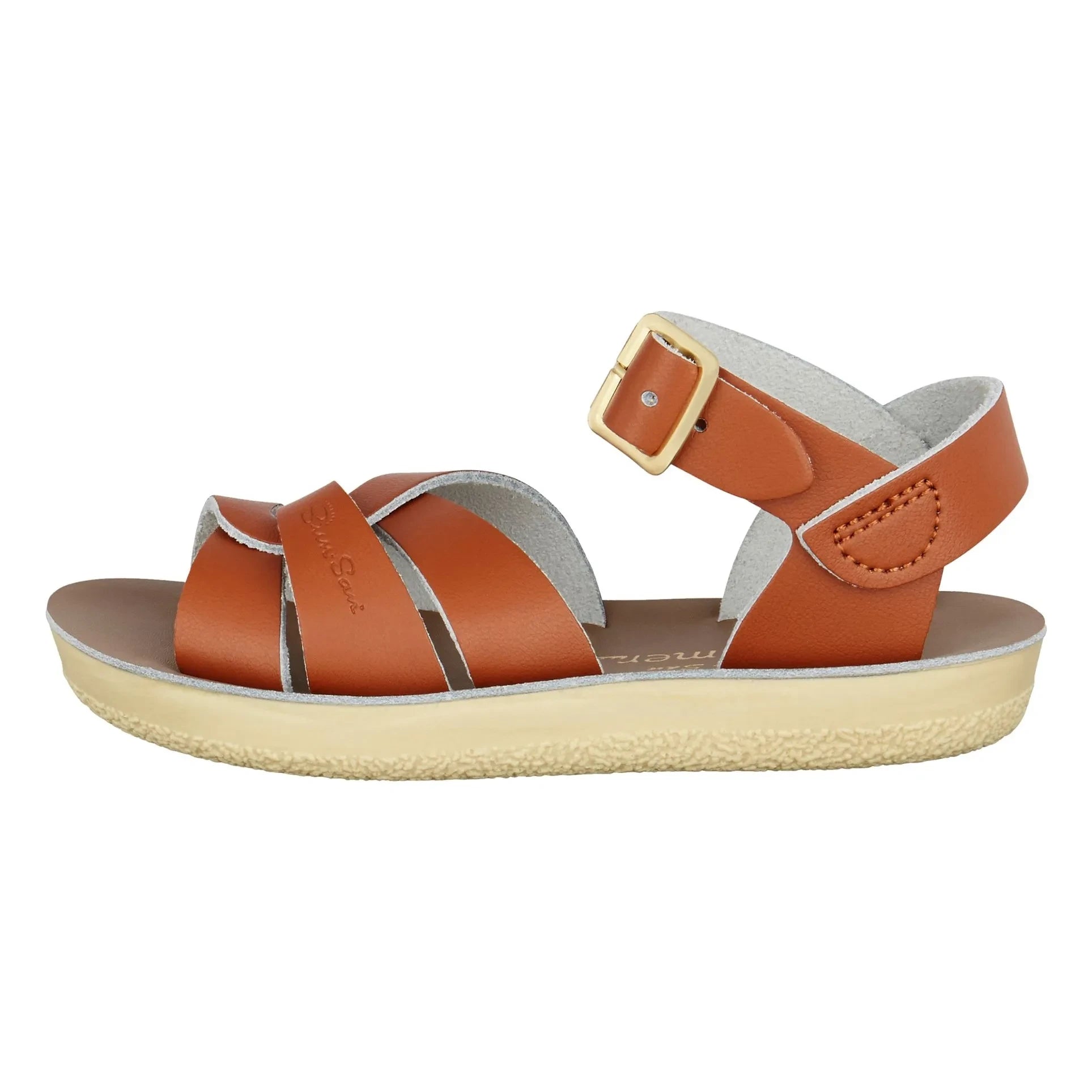 Salt-Water - Sandalias de piel resistentes al agua | Camel