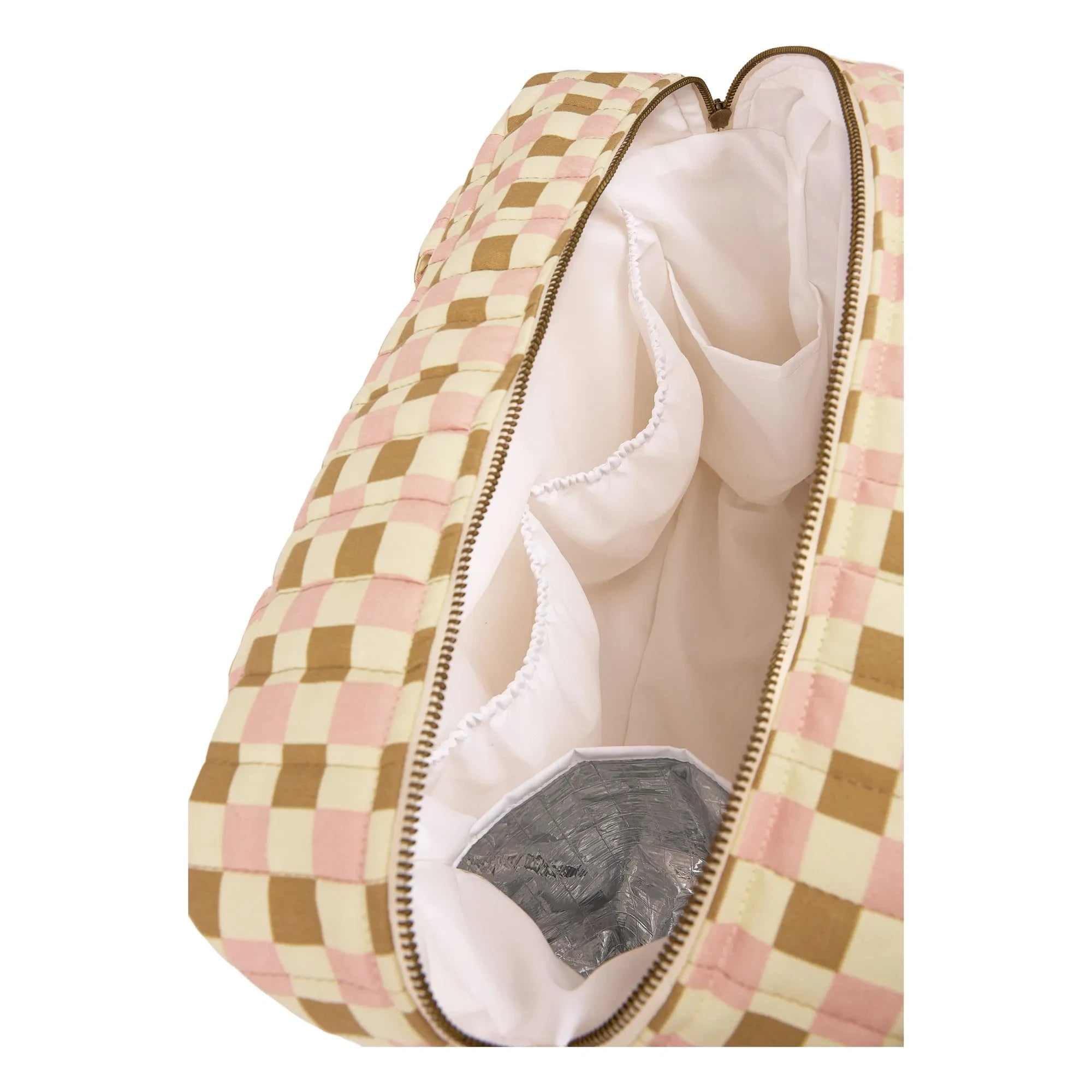 Nobodinoz - Bolso de maternidad Hyde Park Mosaic | Rosa