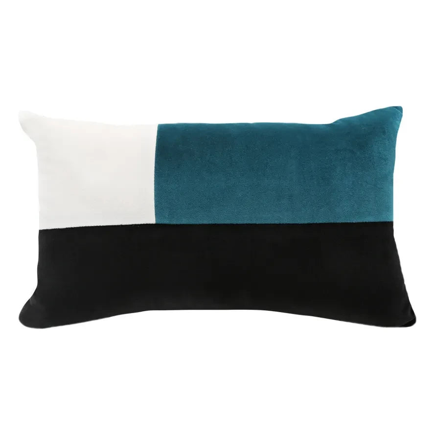 Maison Sarah Lavoine - Cojín Echec Kadife | Azul Sarah