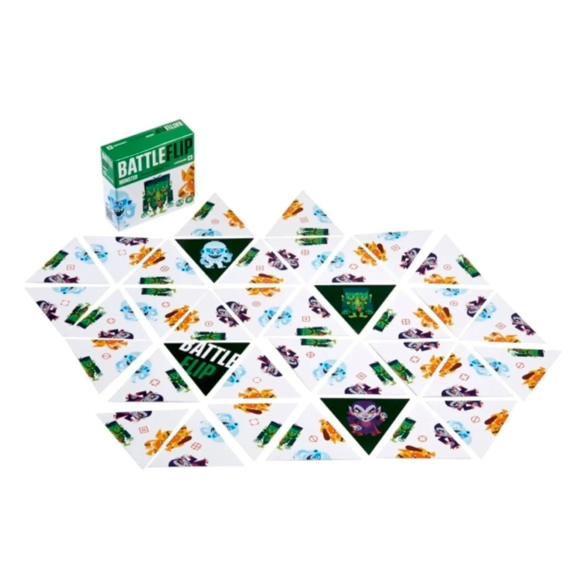 Laboludic - Juego de cartas Battle Flip Les Monstres