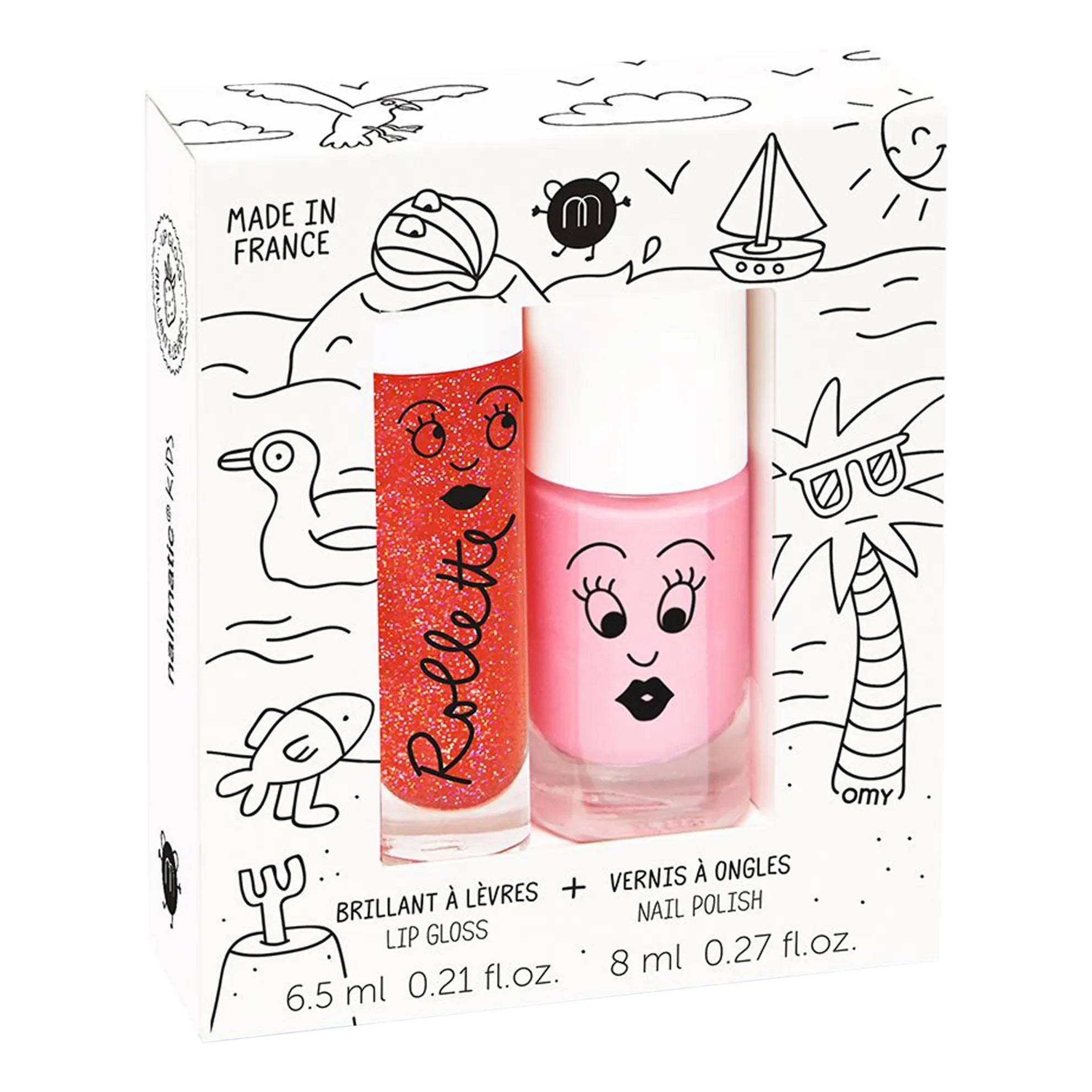 Nailmatic Kids - Rolette Duo Caja de regalo de vacaciones