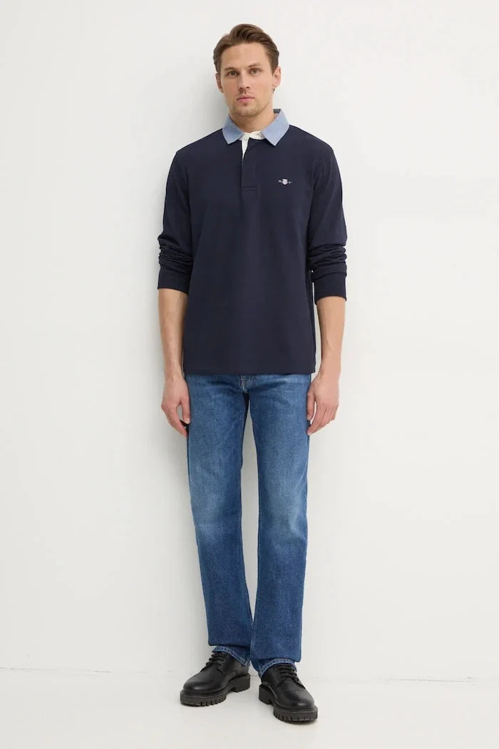 Blusa de algodón de manga larga Gant