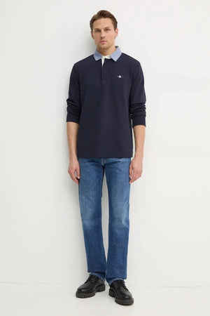 Blusa de algodón de manga larga Gant