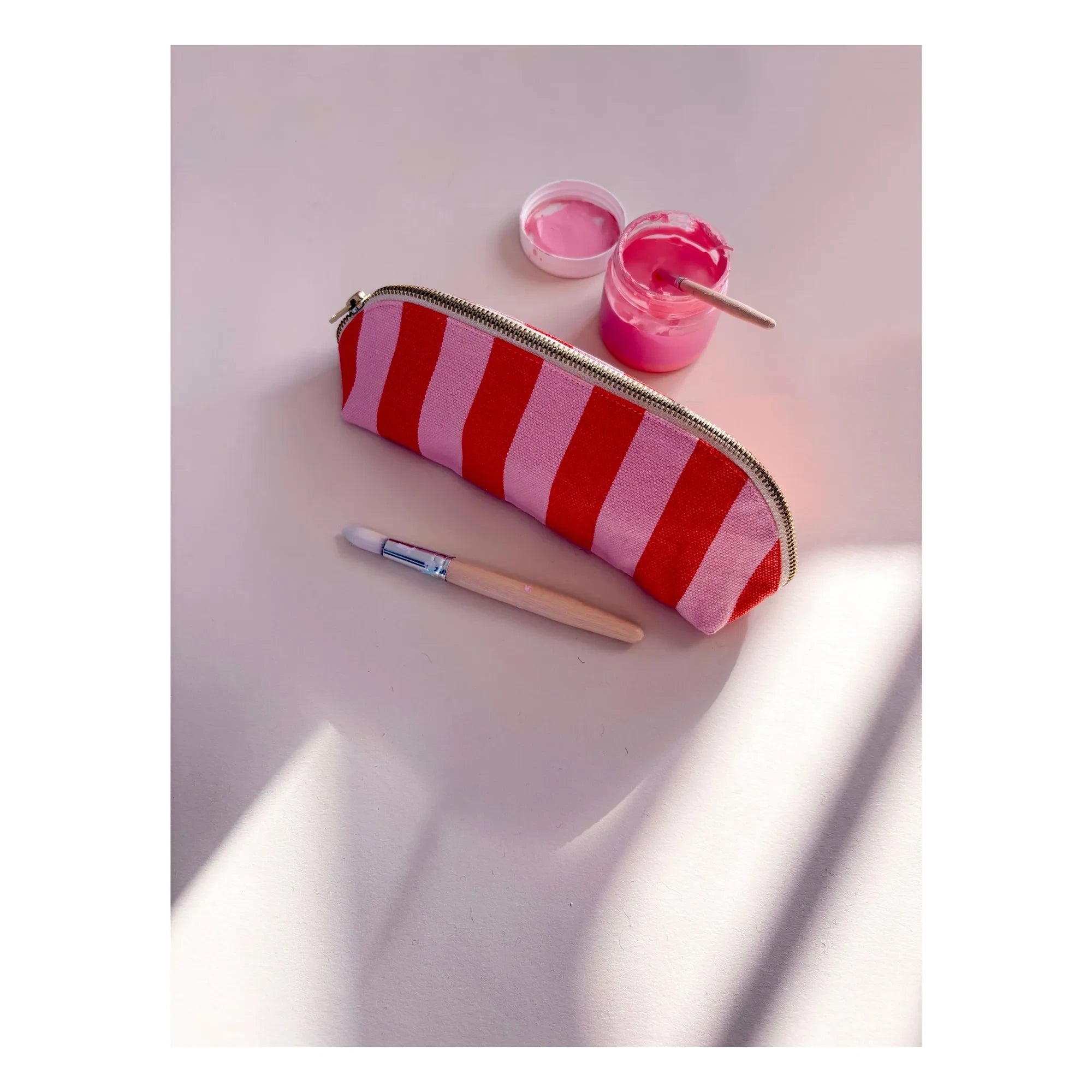 Rose in April - Funda Gaston a rayas | Rosa