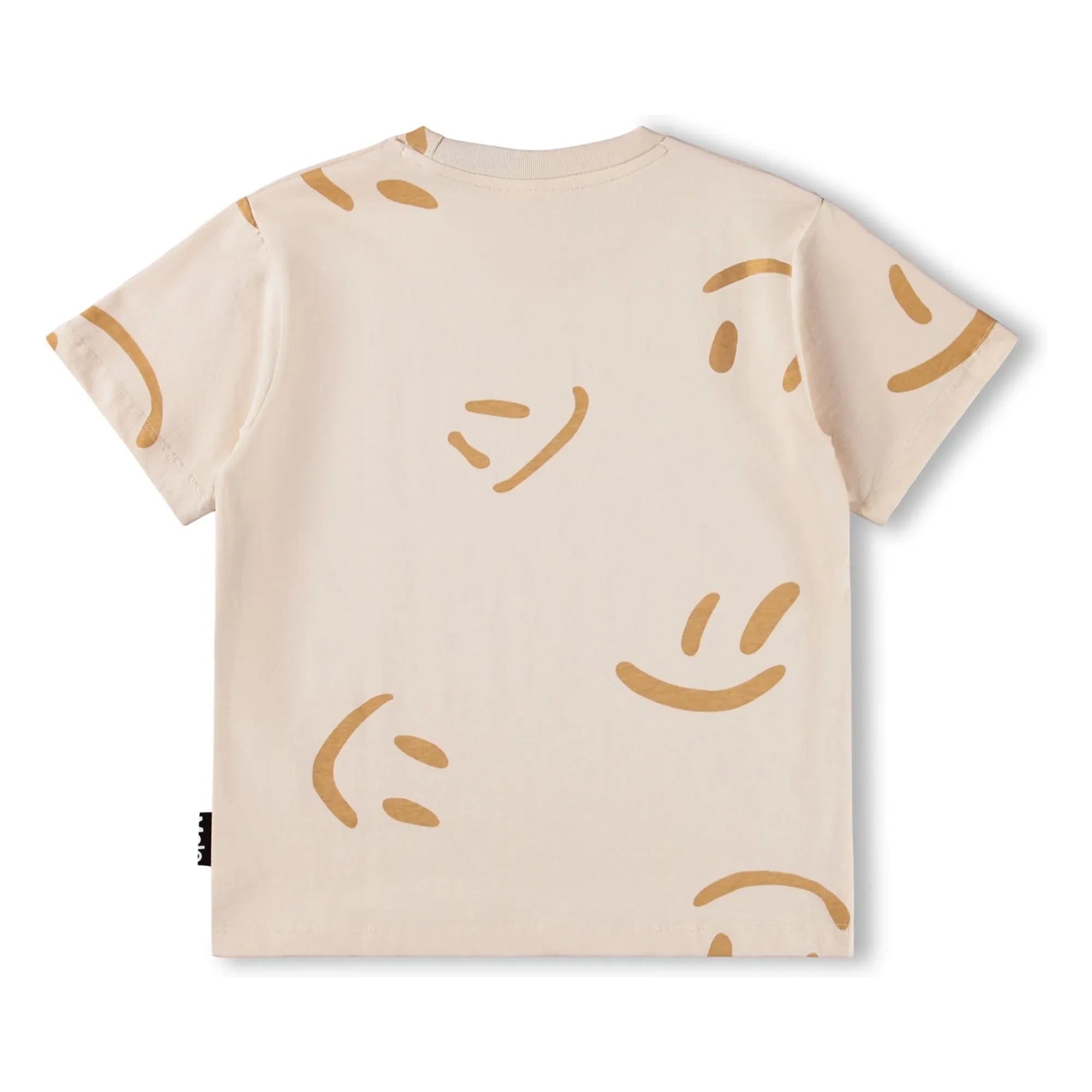 Molo - Camiseta de algodón orgánico Riley Smiles | Beige
