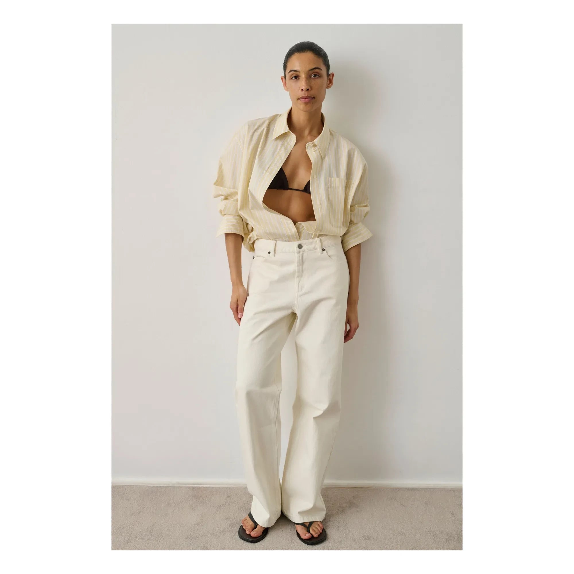 Soeur - Camisa de algodón Carlotta | Amarillo claro
