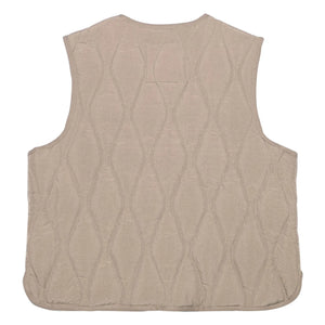 Smallable Kid - Chaqueta acolchada sin mangas Cheer | Gris oscuro