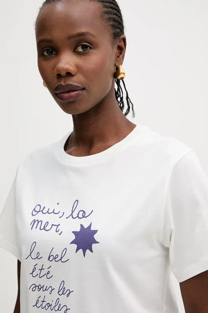 Camiseta de algodón Weekend Max Mara PANTERA