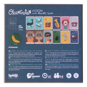 Londji - Juego de concentración Orangután