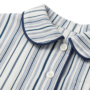 Editions Aimable - Balthazar tulum | Azure Çizgili Poplin