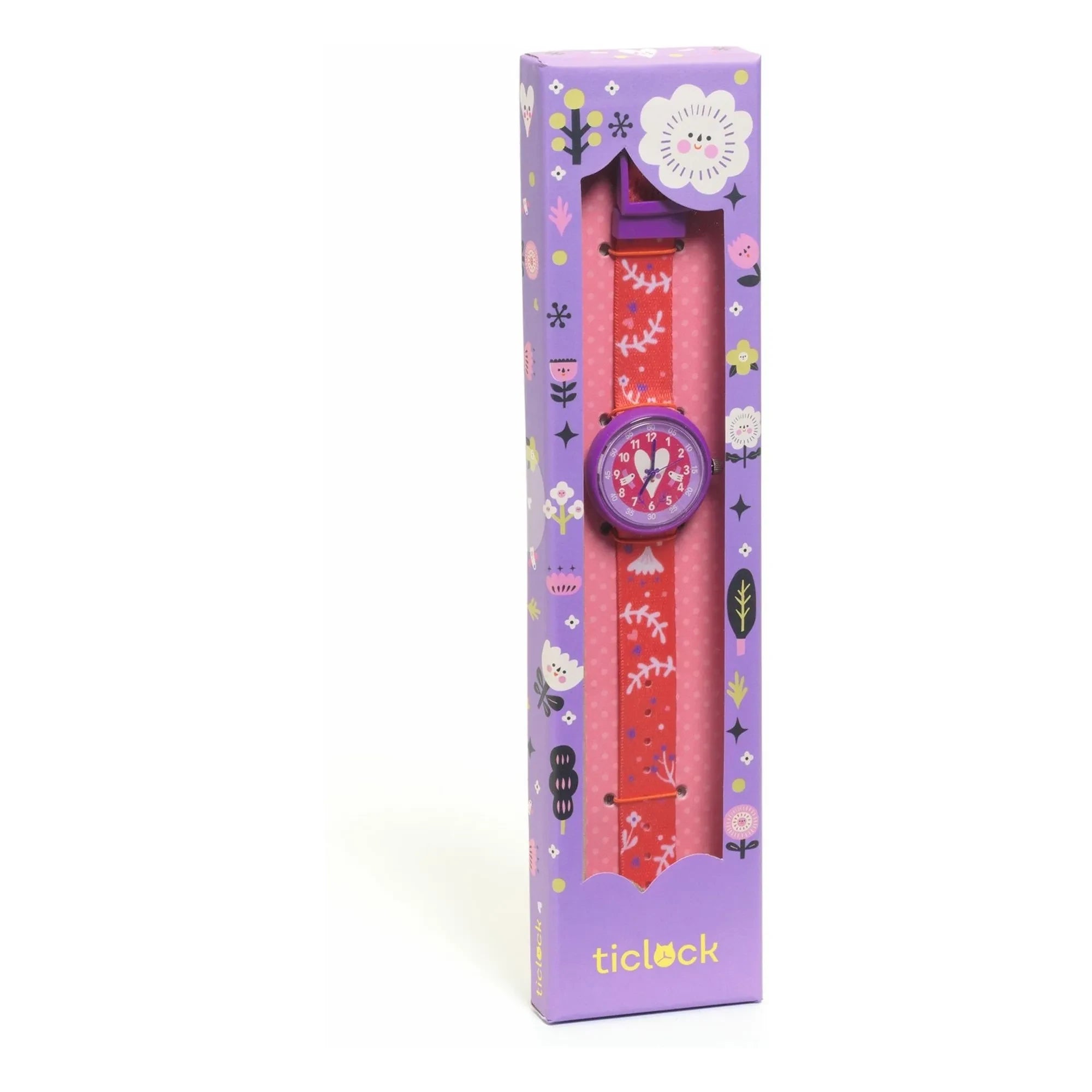 Djeco - TICLOCK - Reloj Corazón | Rojo