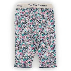 the new society - The New Society Çiçek Desenli Bebek Taytı | Pembe