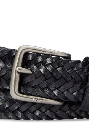 Cinturón de cuero trenzado para hombre Polo Ralph Lauren