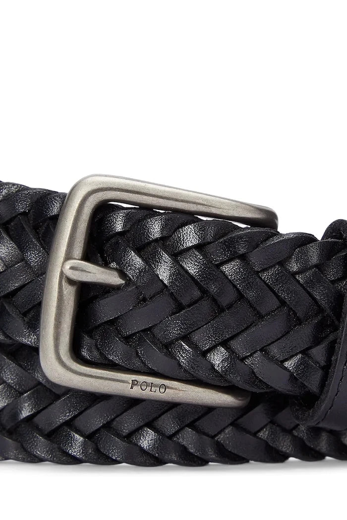 Cinturón de cuero trenzado para hombre Polo Ralph Lauren