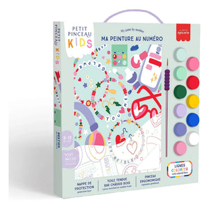 La Petite Épicerie - Çocuklar için numaralı boyama - Besties