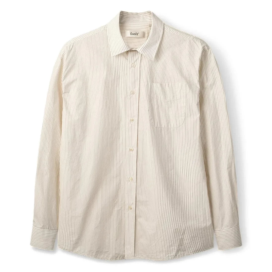 Forét - Scoot Organik Pamuklu Gömlek | Gri Mavi