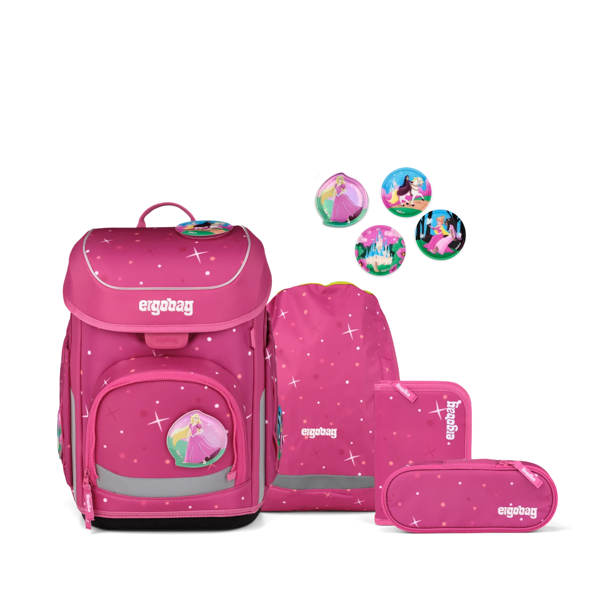 Ergobag - Set de Mochilas escolares cubo Wonbearcastle