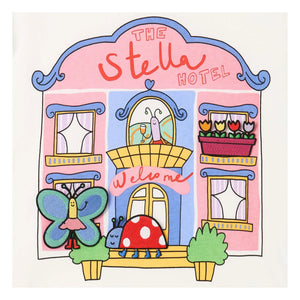 Stella McCartney Kids - Parches de camisetas Algodón orgánico | Crema