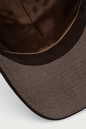 Gorra de béisbol de lana para hombre