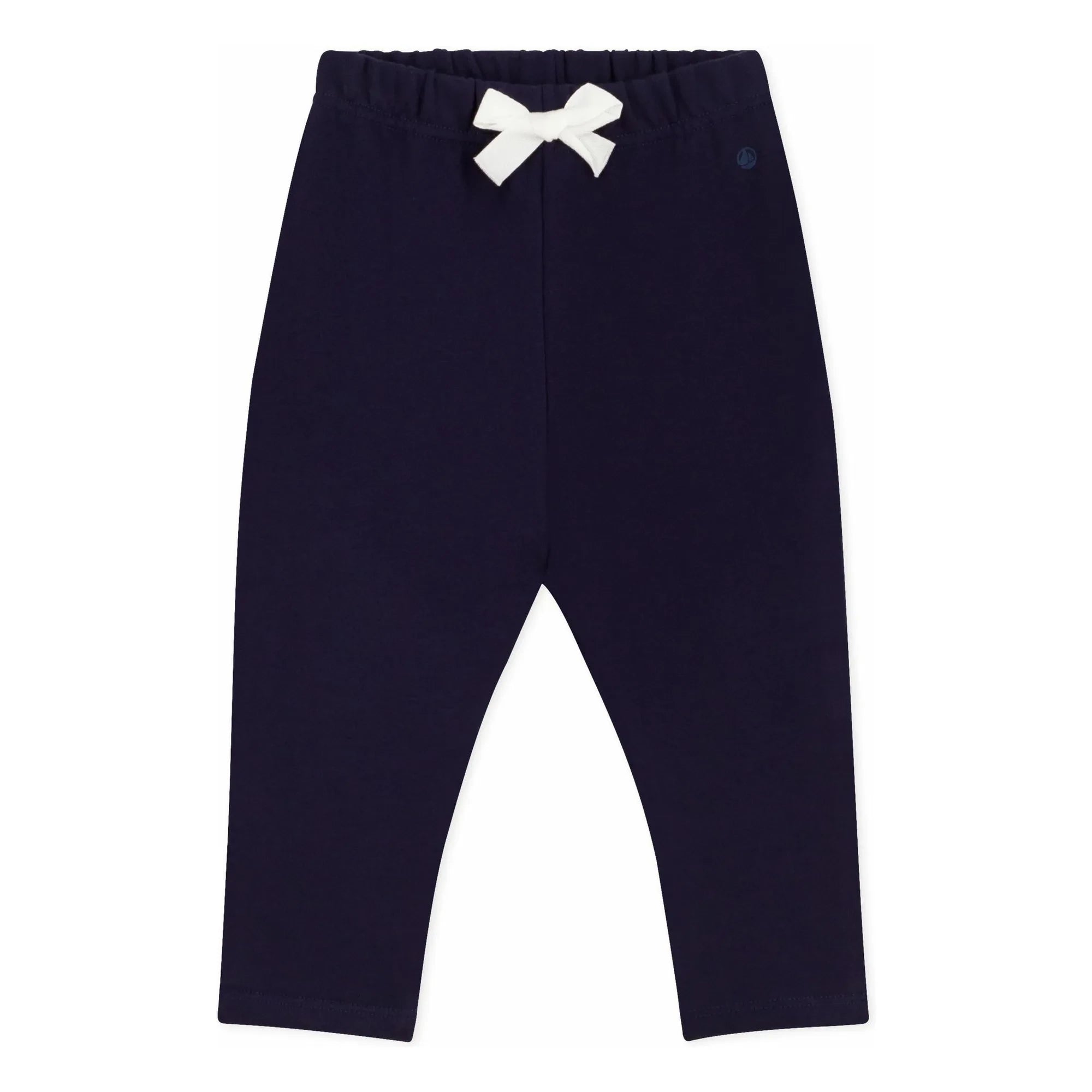 Petit Bateau - Pantalones de felpa de algodón orgánico | Azul noche