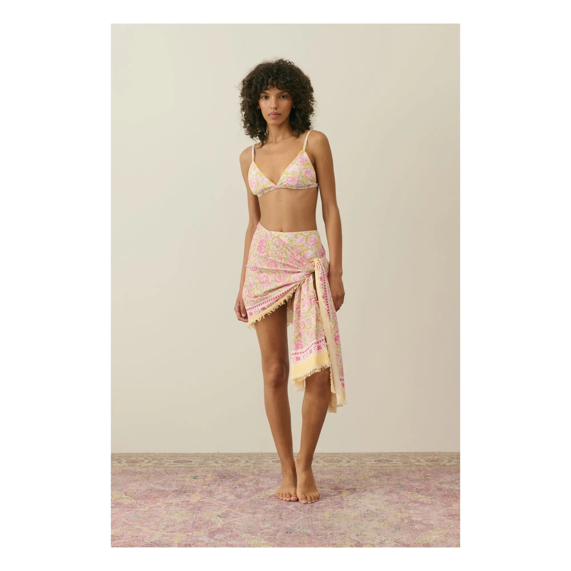 Louise Misha - Pañuelo de Playa - Colección de Mujer | Amarillo