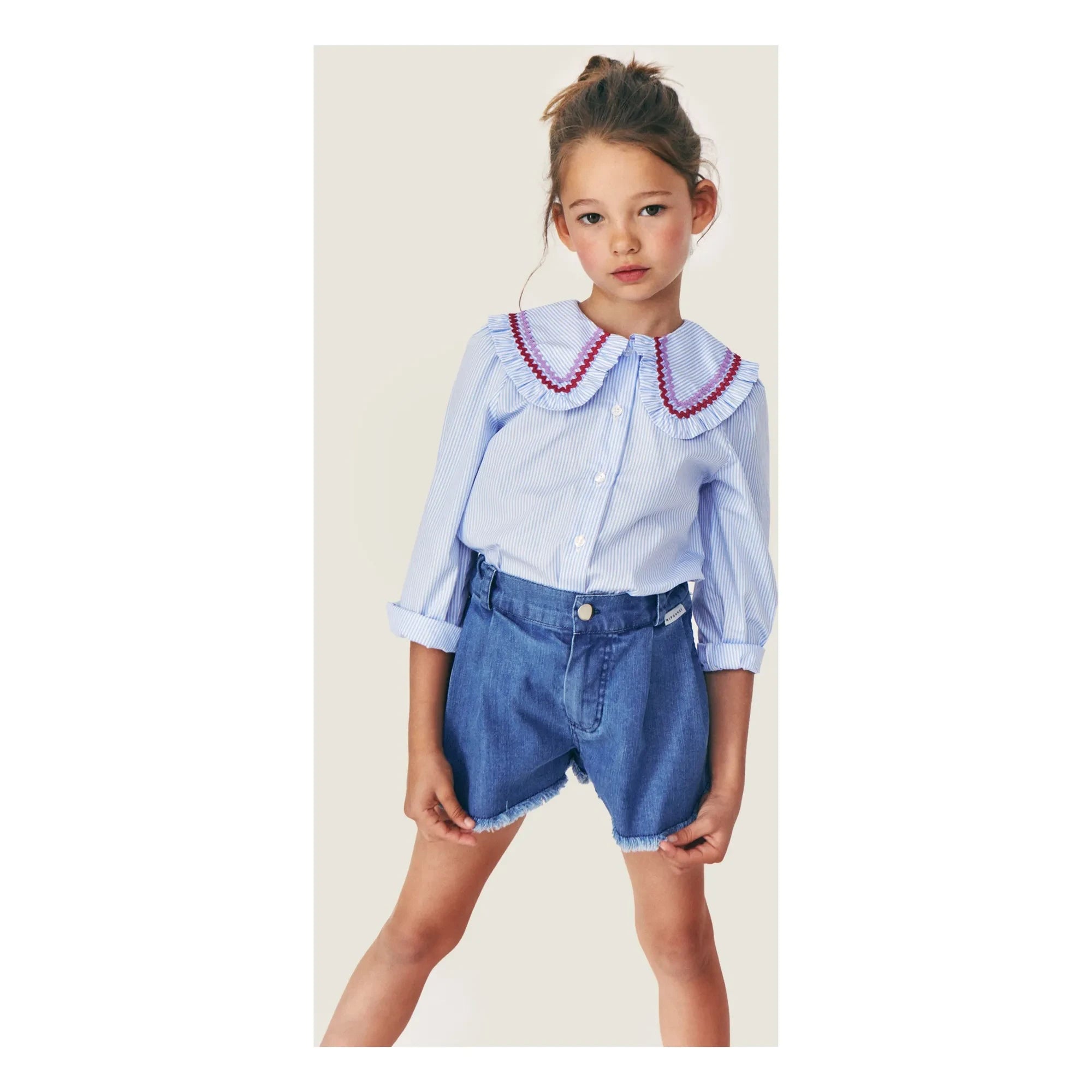 Mipounet - Chloé Short de mezclilla | Azul